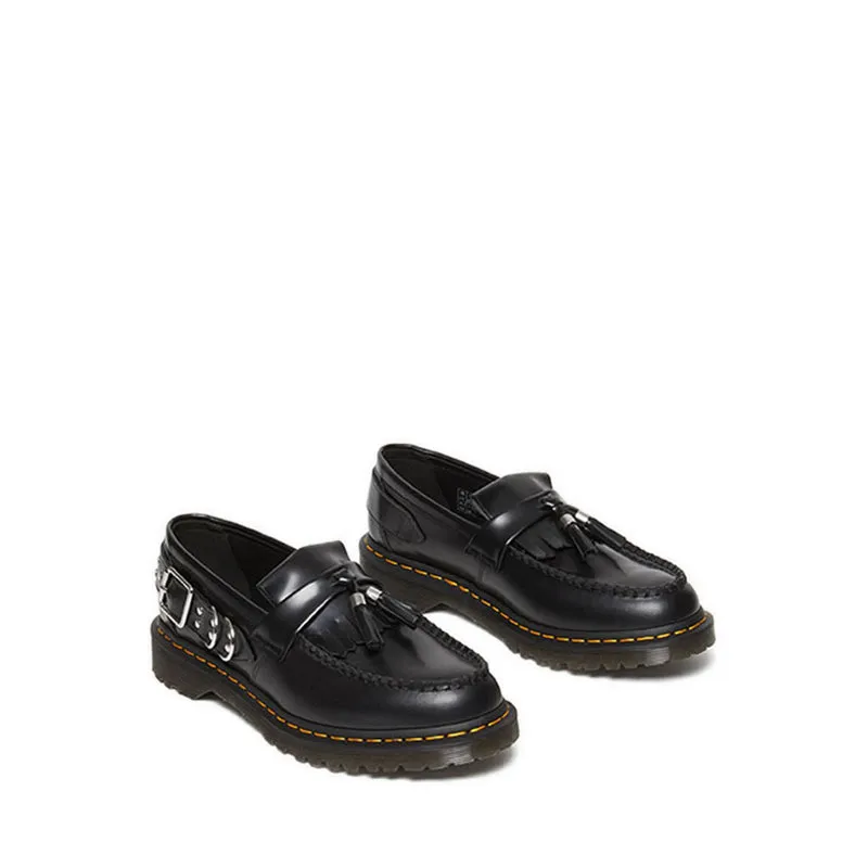 Adrian HDW Unisex Loafers- Black Polished