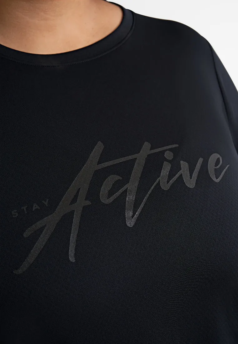 BiiB Premium Micro 3D Active Jersey Tee