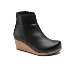 Birkenstock Ebba Wedge Boot (Women) - Black Leather