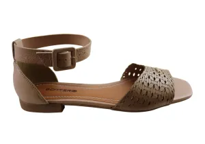 Bottero Nebraska Womens Comfortable Leather Sandals Made In Brazil