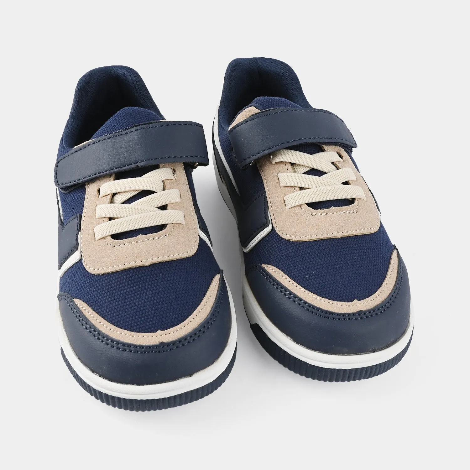 Boys Sneaker H484-12-N.B/White