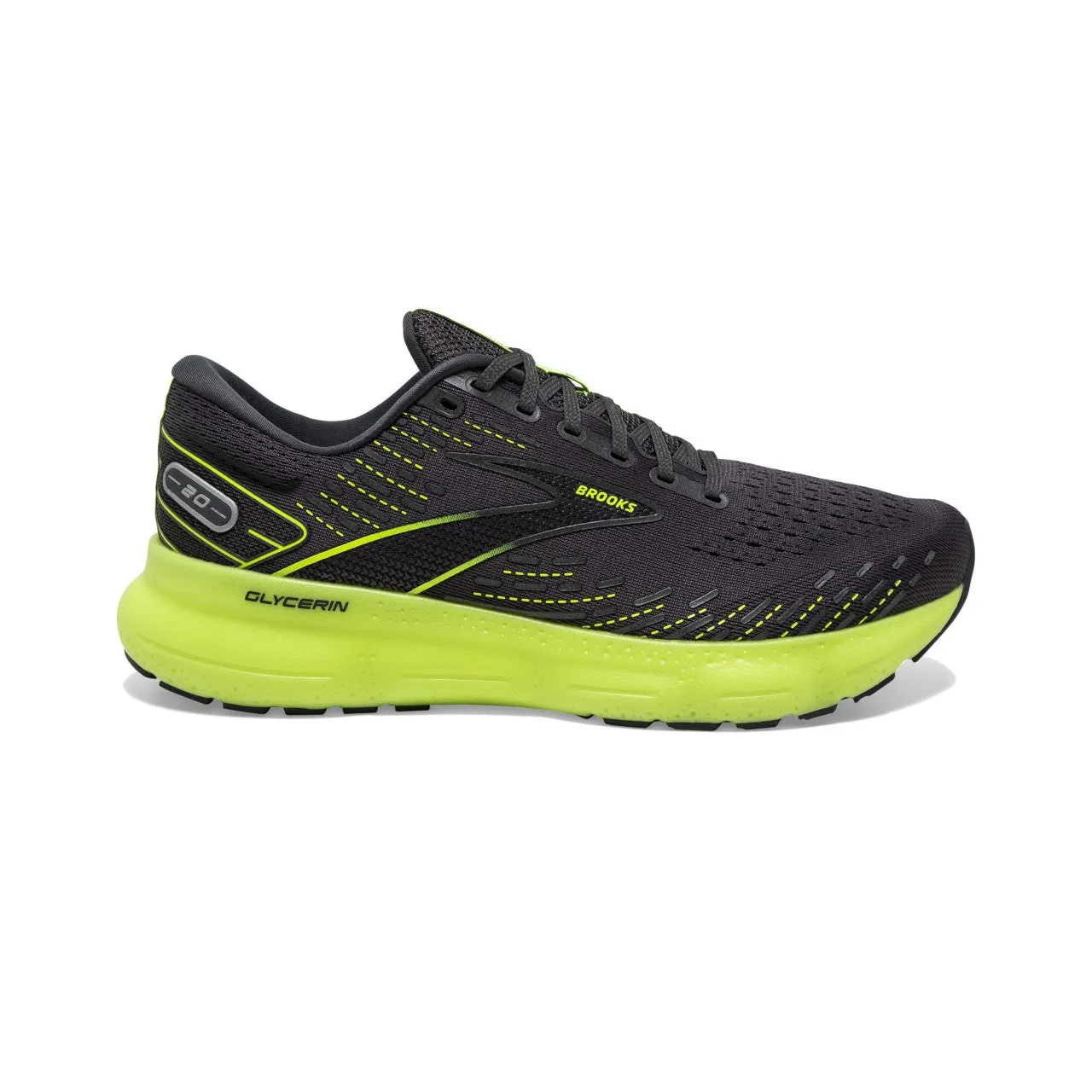 Brooks Glycerin 20 (Mens) - Ebony/Nightlife