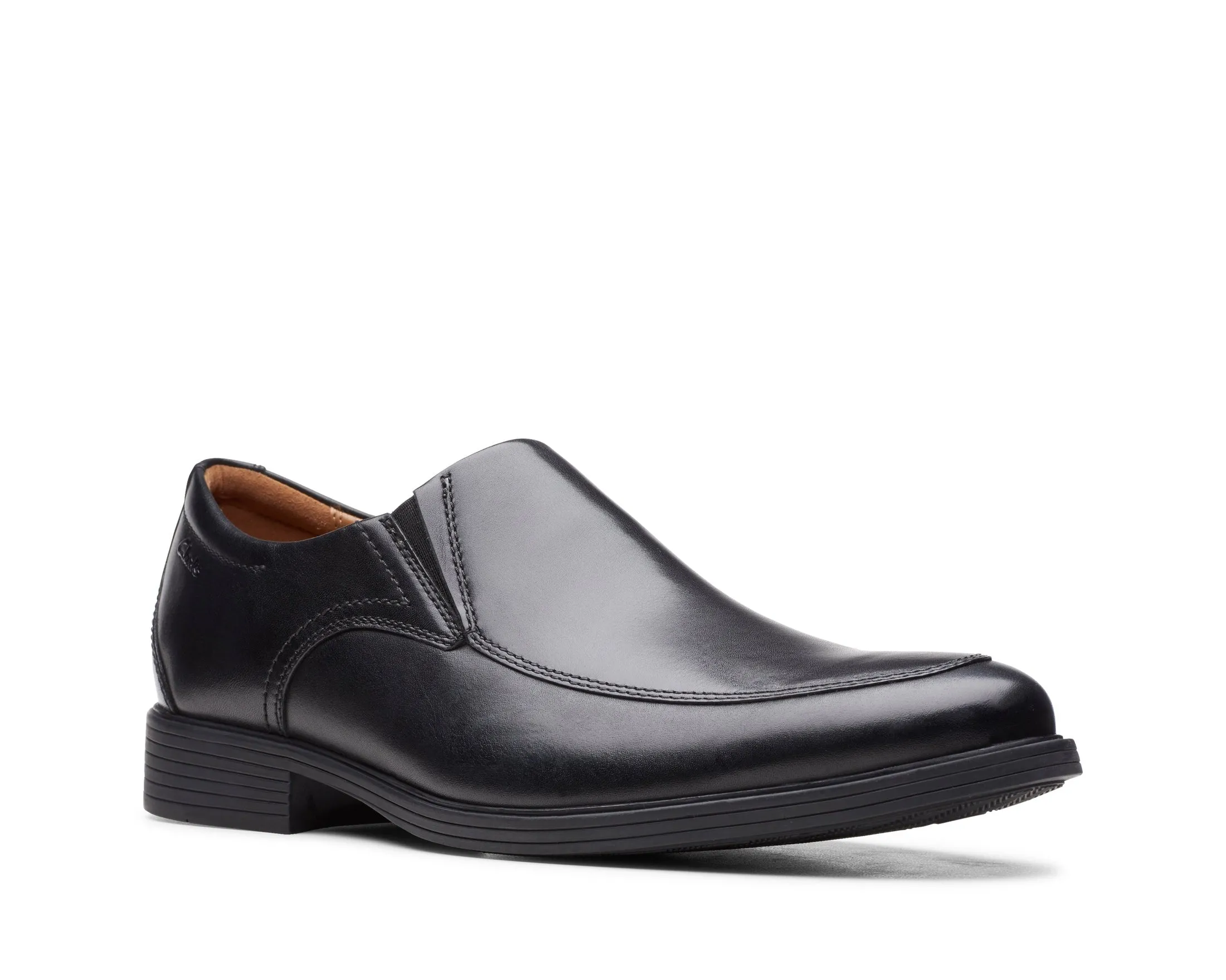 Clarks Whiddon Step Black Leather