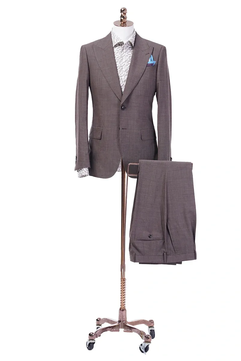 Copenhagen Coffee Wool Suit