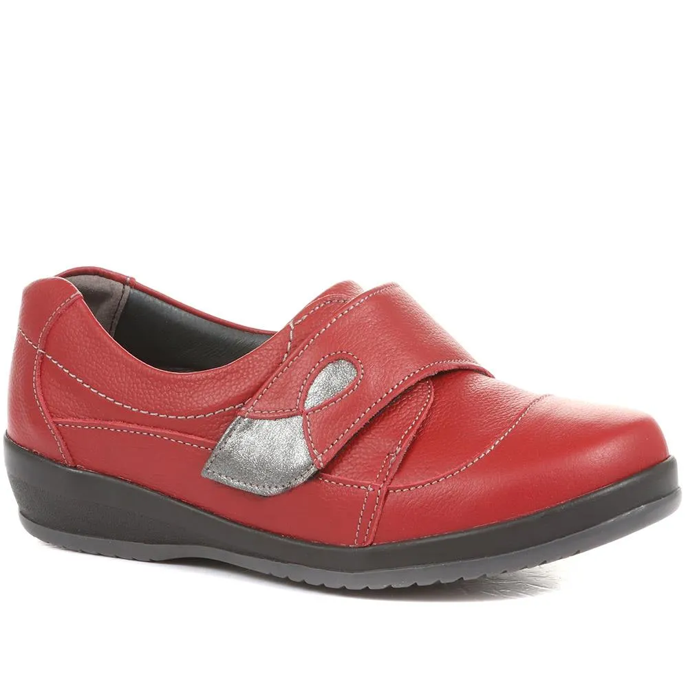 Cornelia Extra Wide Fit Leather Shoes - CORNELIA / 322 978