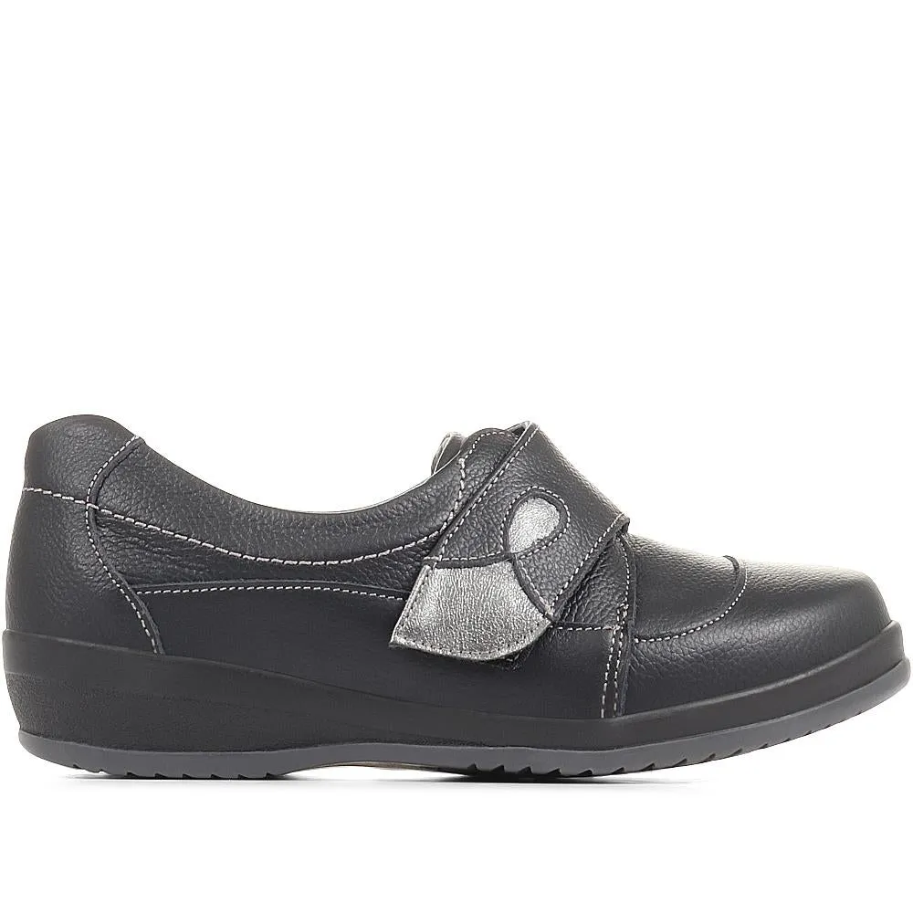 Cornelia Extra Wide Fit Leather Shoes - CORNELIA / 322 978