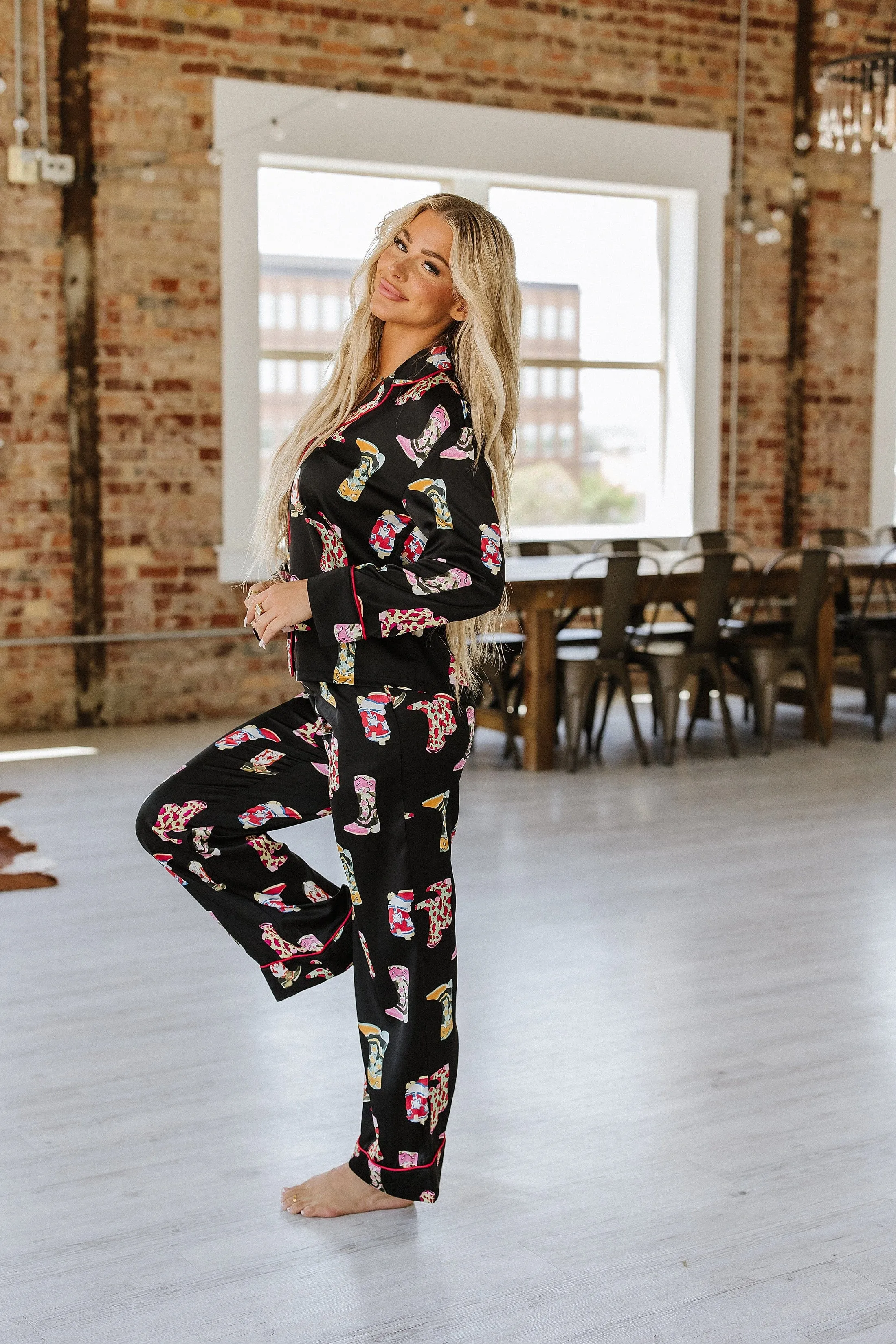 Cowboy Boots Pajama Set | S-XL