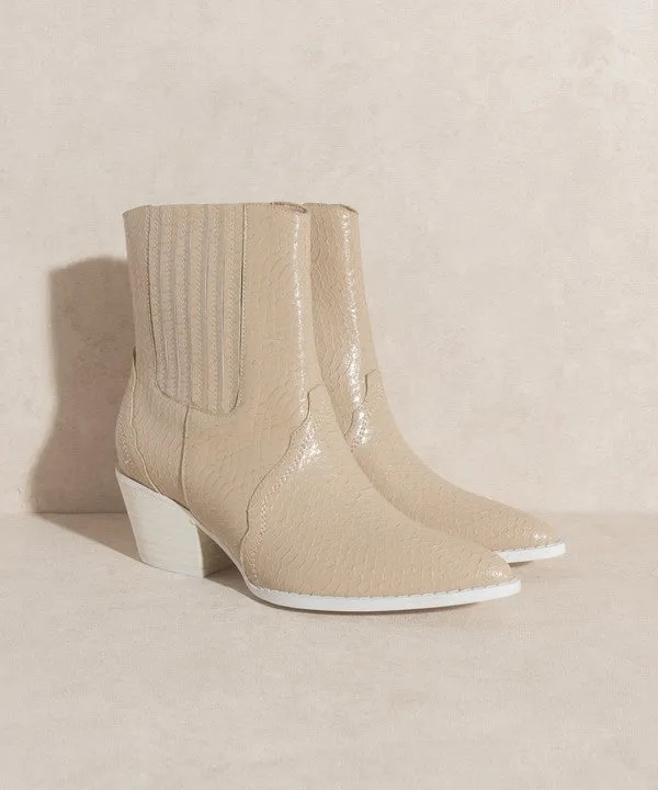 Dawn Paneled Western Bootie