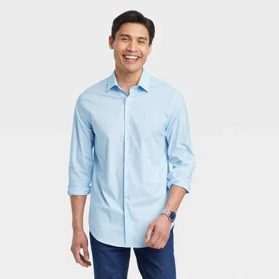 Goodfellow & Co Men's Performance Button Down Dress Shirt Long Sleeve