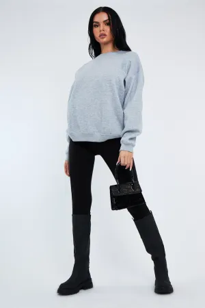 Grey Oversized Sweatshirt - Tesse