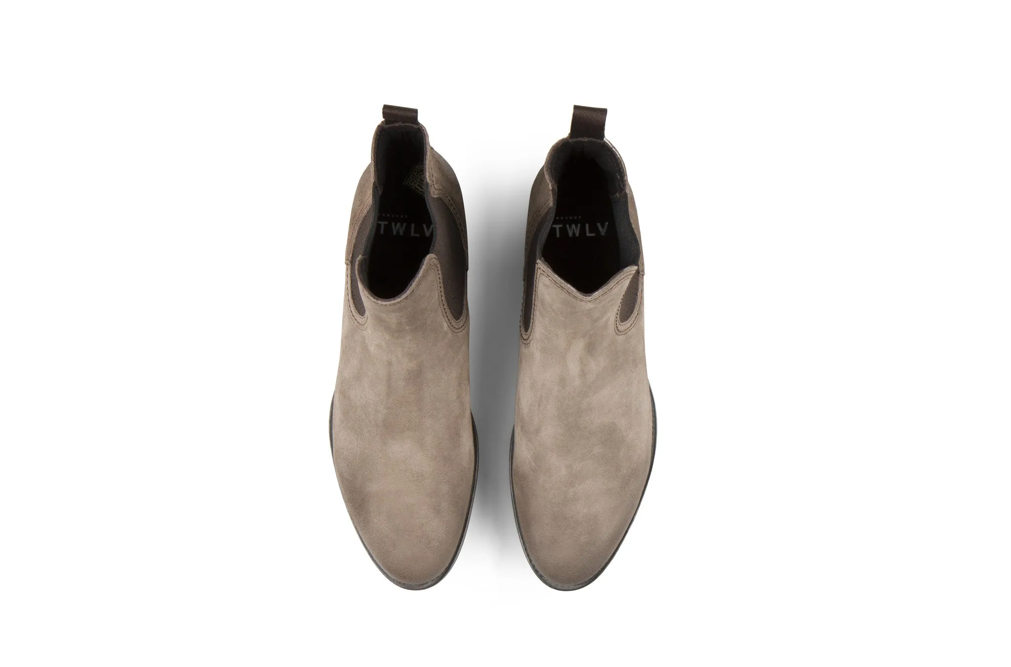 Hanoi Sand Suede Leather Chelsea Boots