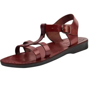 Holy Land Market Men/Women Biblical Jesus Leather Sandals/Slides From Jerusalem (Peter The Fisherman)