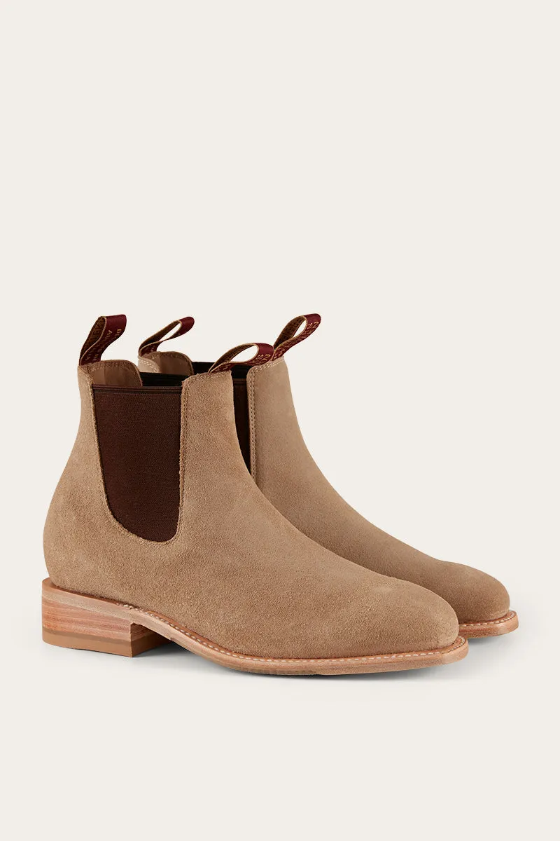 Kununurra Mens Boot - Beige Suede