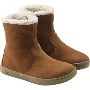 Lille Suede Boots - Children's Birkenstock, Suede/Fleece/Mink/Natural