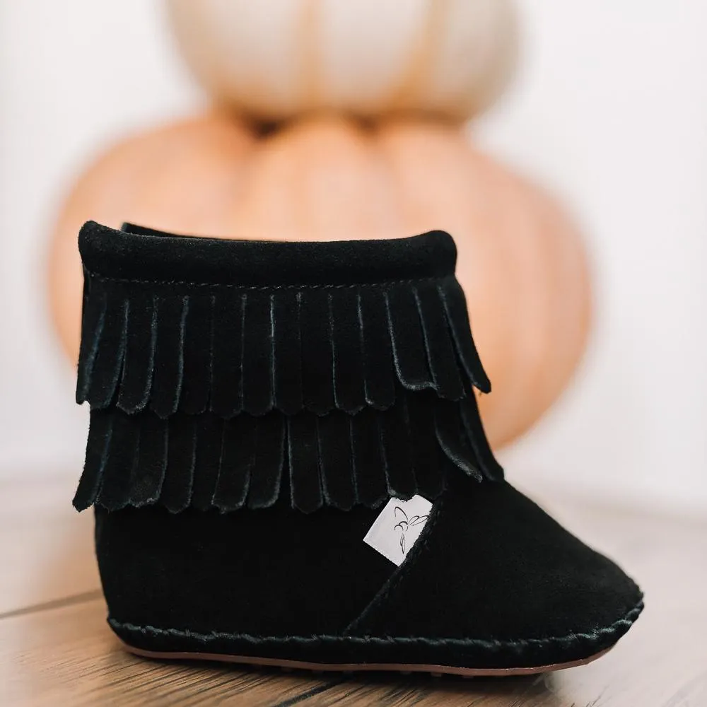 Little Love Bug Black Cozy Boot