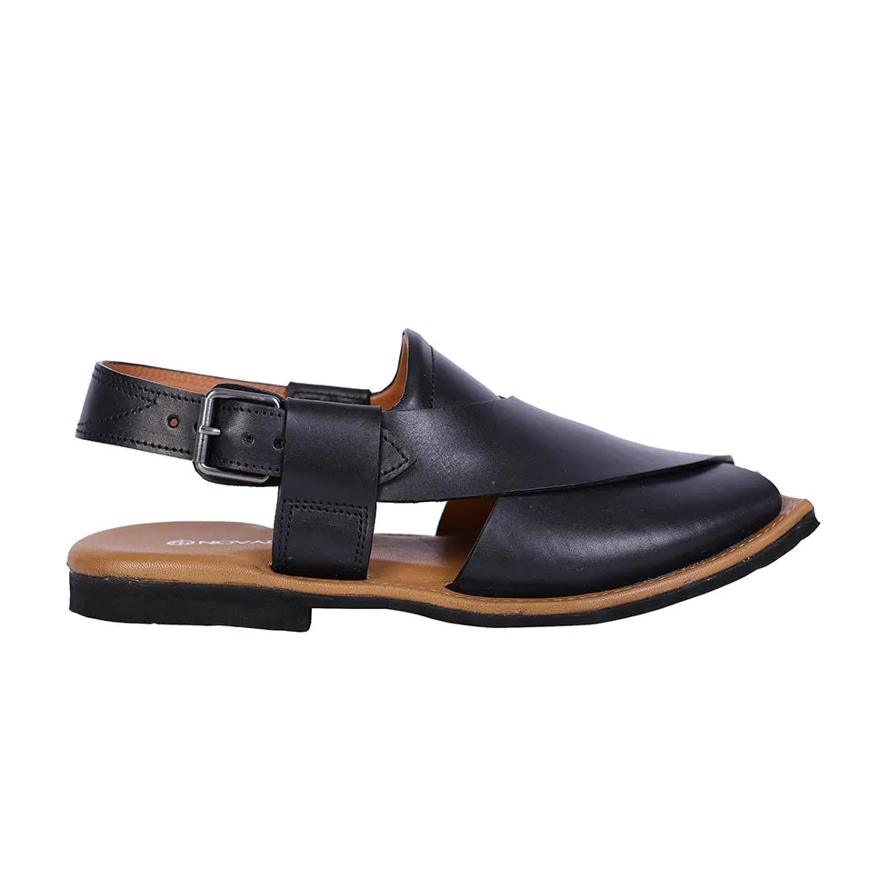 Maestro Mens Cowhide Leather Sandals Peshawari Chappal