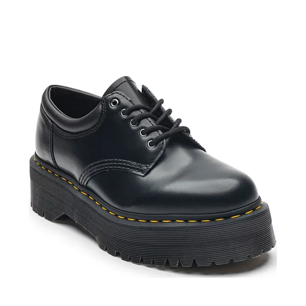 Martens 8053 5 Eye Platform Casual Shoes, Black