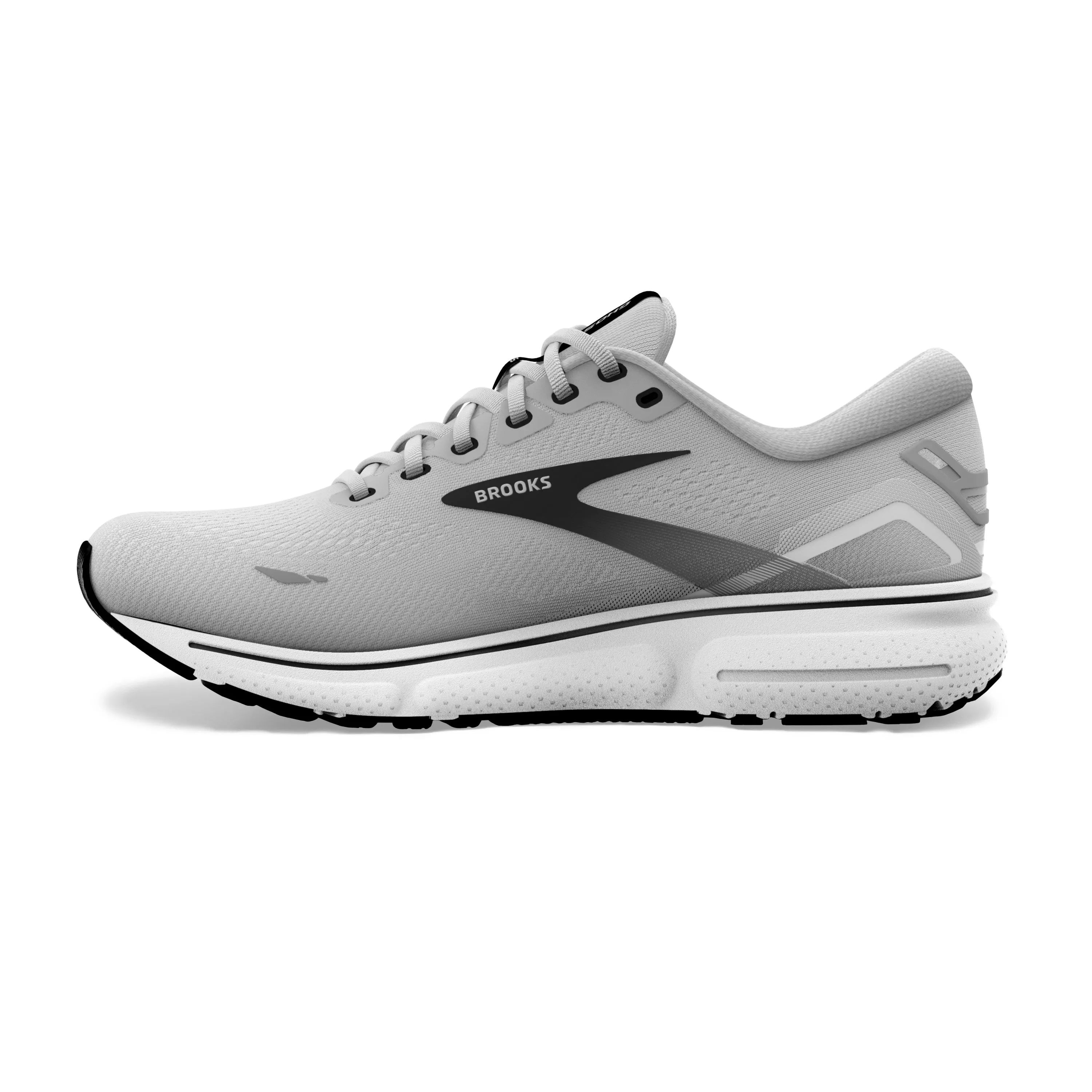 Men's Brooks Ghost 15 Color: Alloy/Oyster/Black (EXTRA WIDE WIDTH)