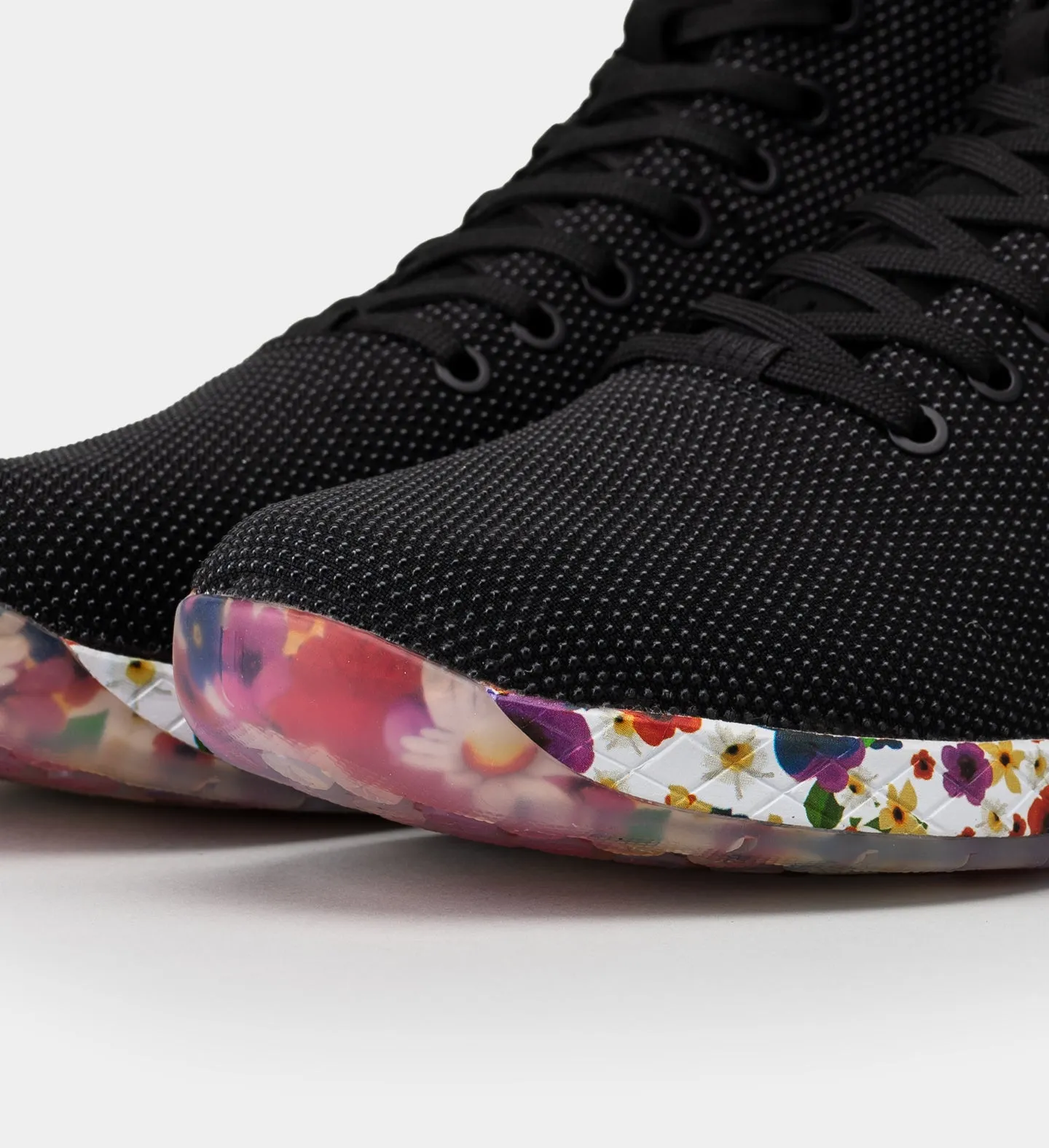 Men's Floral High-Top Trainer