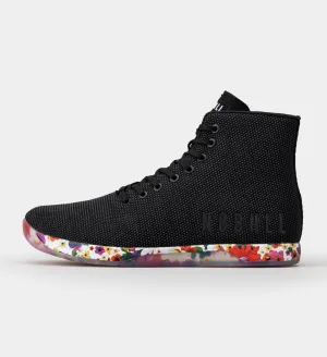 Men's Floral High-Top Trainer