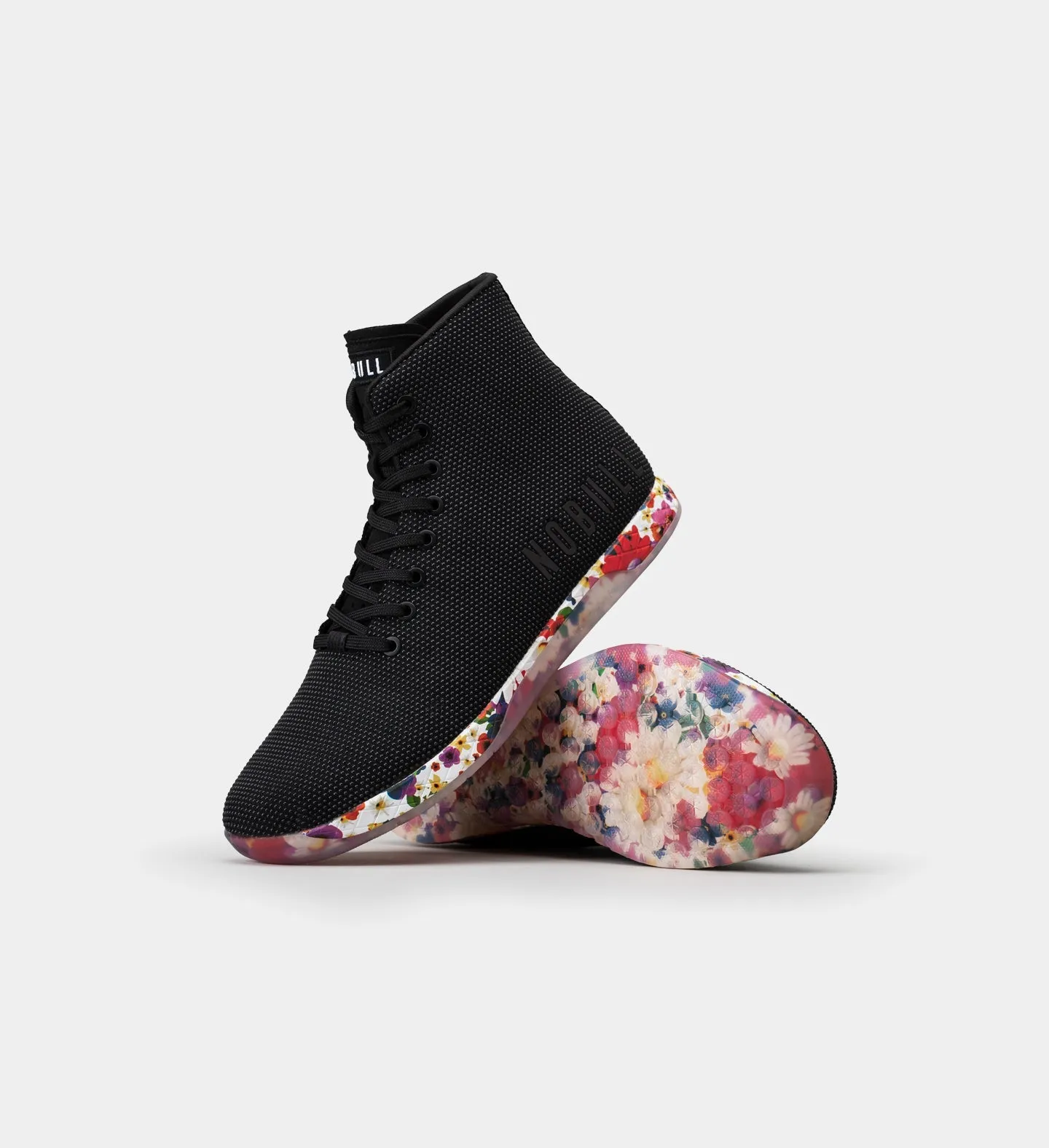 Men's Floral High-Top Trainer