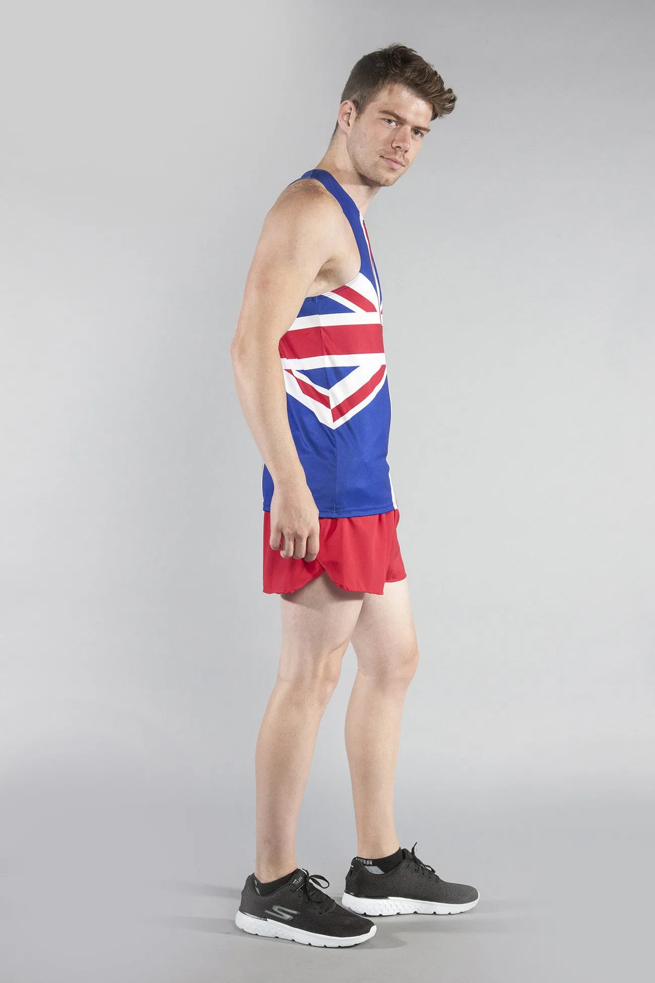 Men's Printed Singlet- Great Britain