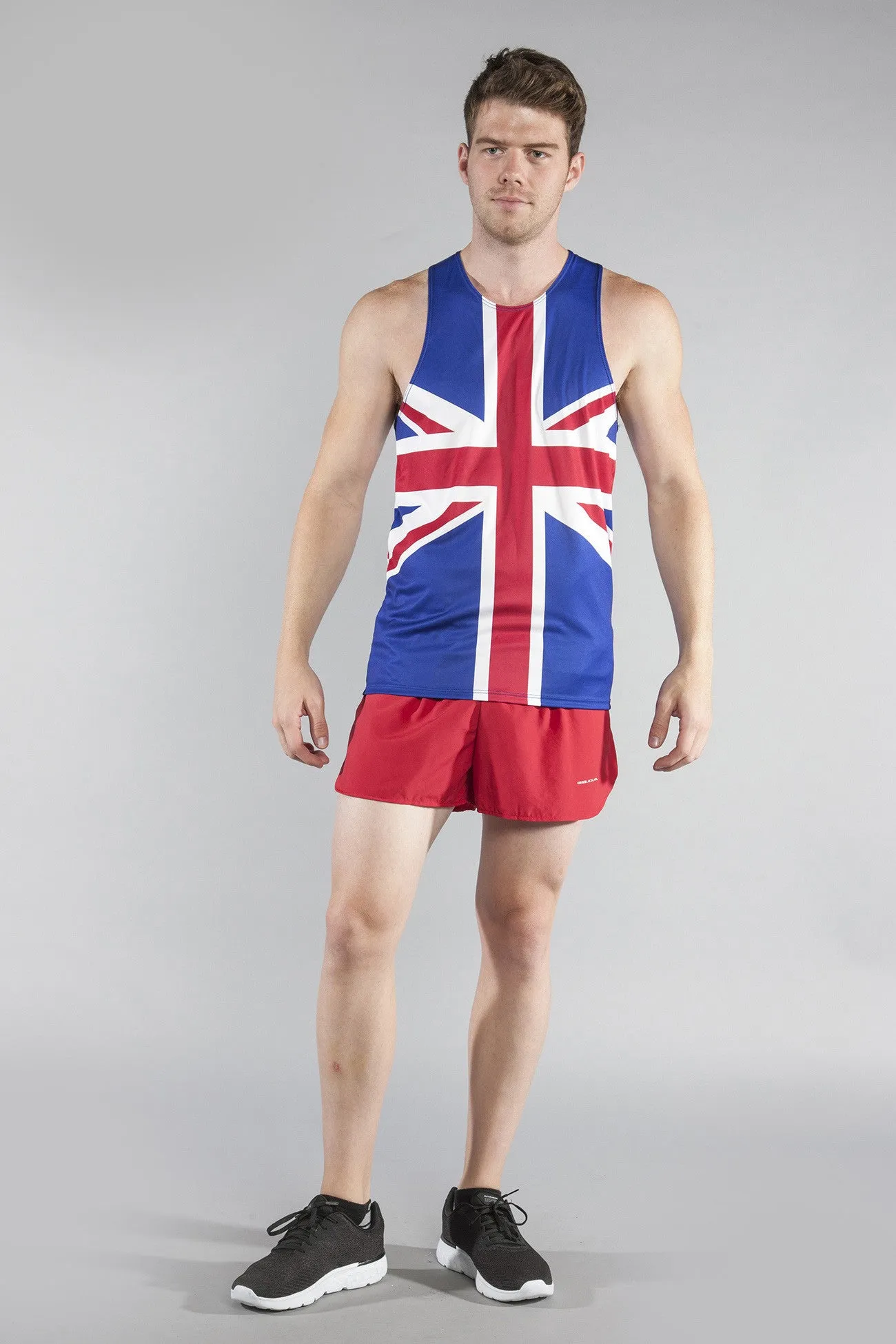 Men's Printed Singlet- Great Britain