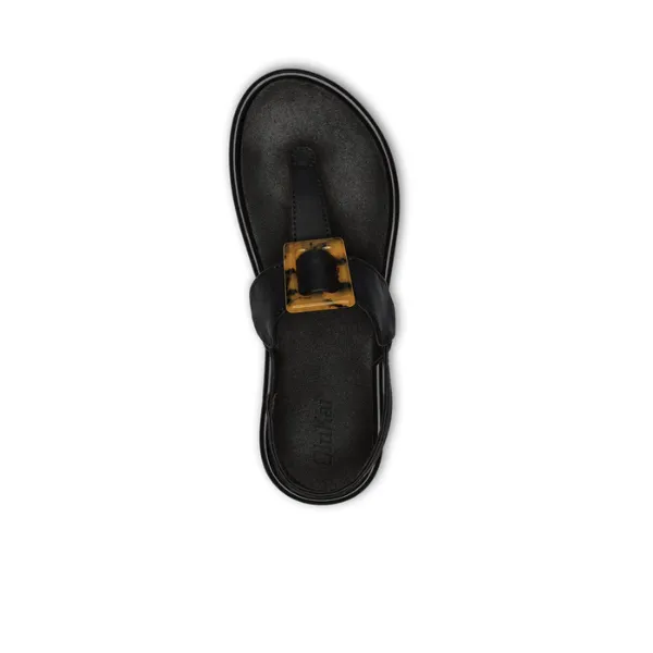 Olukai Women's La'i T-Bar Black