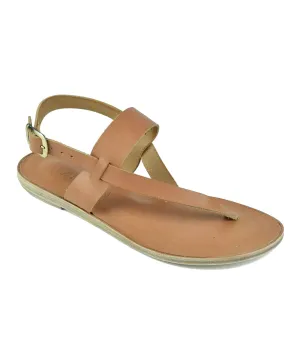 Pacific HWY - Soft Leather Thong Sandal | Tan