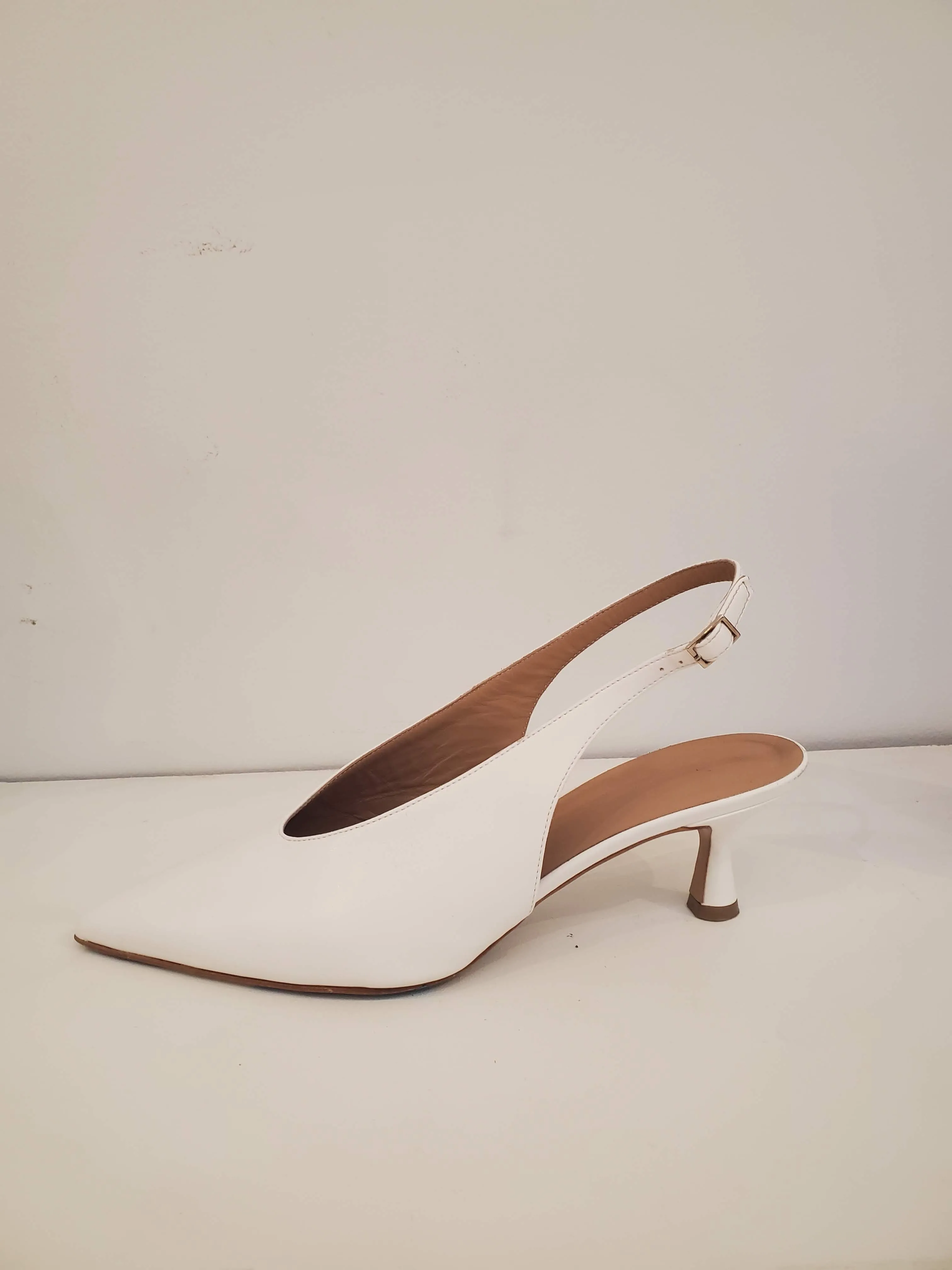 Pascale Slingback - Chalk