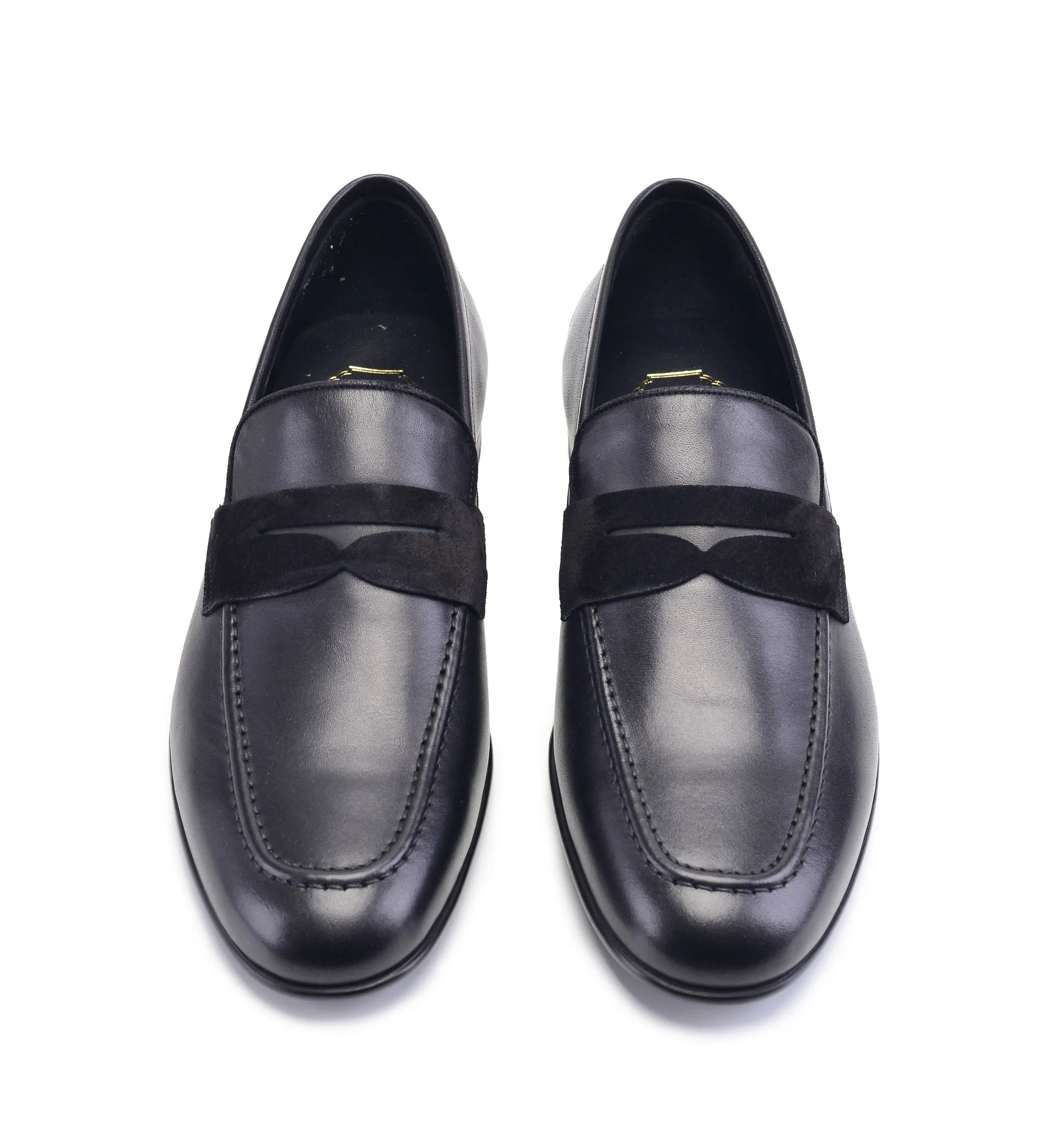 Pelle Calfskin Slip-On Loafer Black