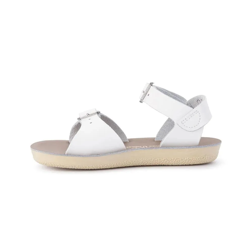 SALT WATER SUN-SAN SURFER SANDALS - WHITE