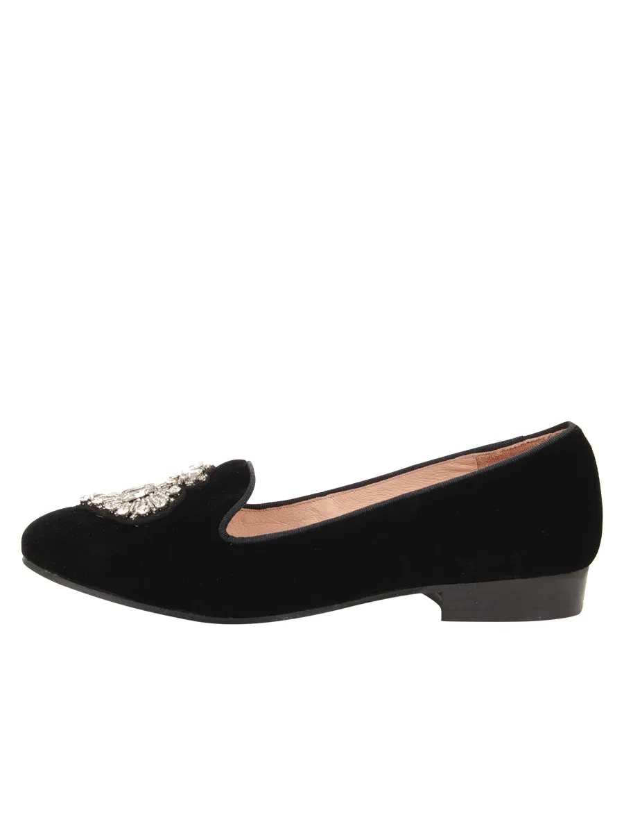 Sophia Smoking Slipper Flat