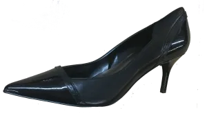 Tahari Womens •Raylin• Pointy- Toe Black/Black Patent Pump