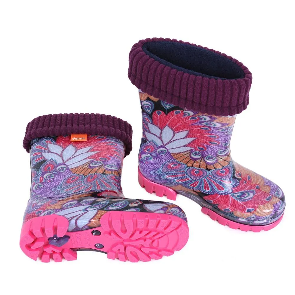 Toughees Demar Girls Wellington Rain Boots