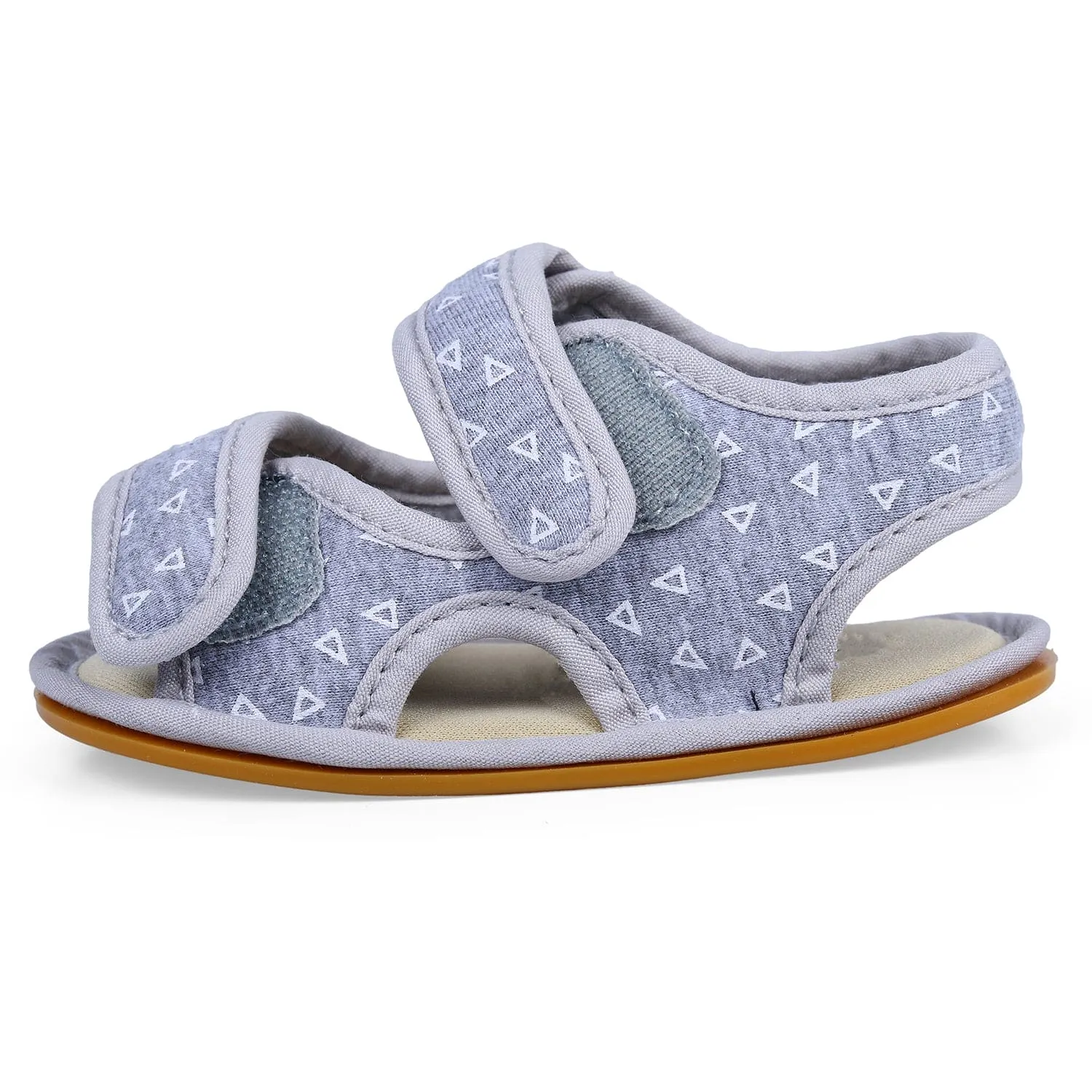 Triangle Comfortable Anti-skid Floater Sandals - Grey