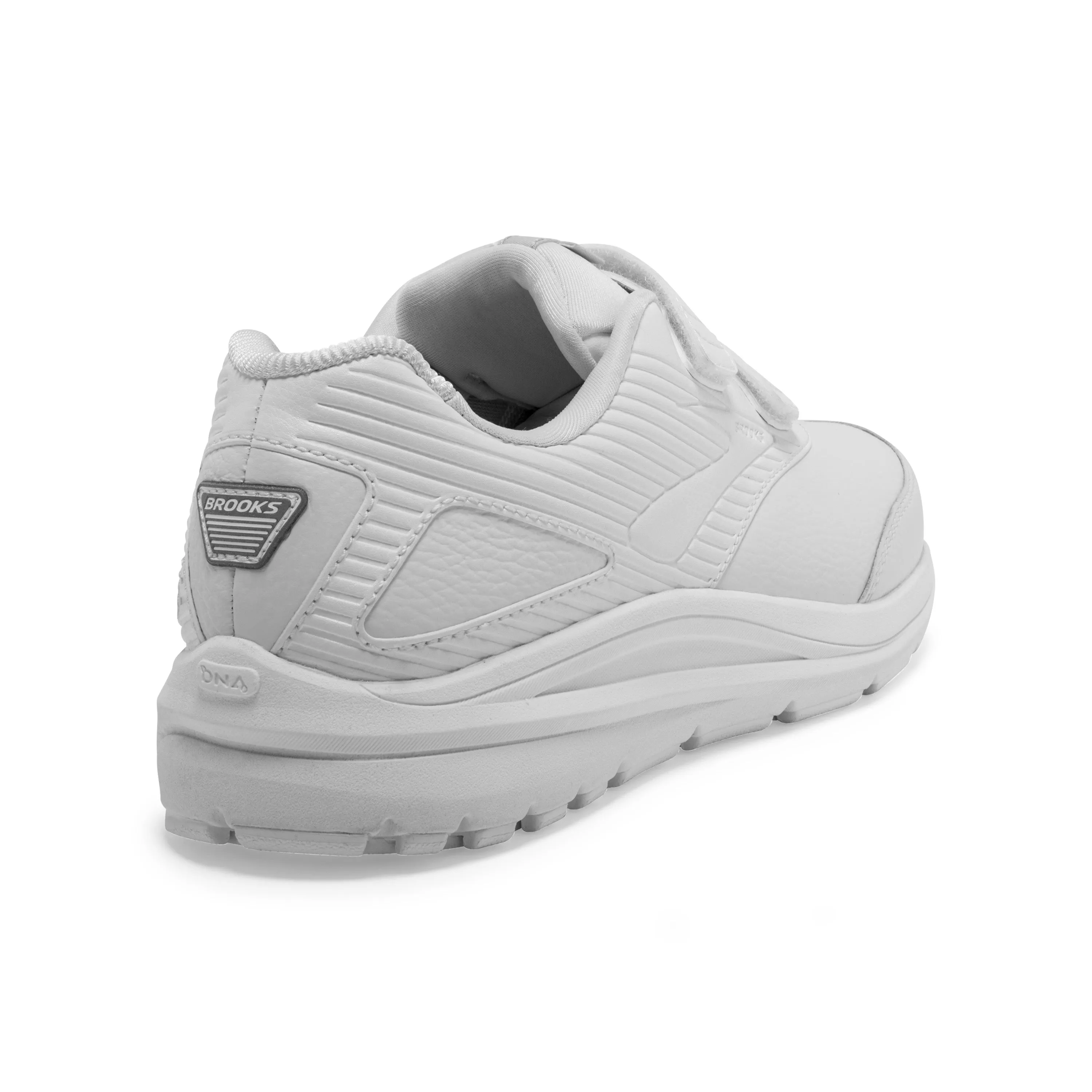 Women's Brooks Addiction Walker V-Strap 2 Color: White/ White (WIDE WIDTH)