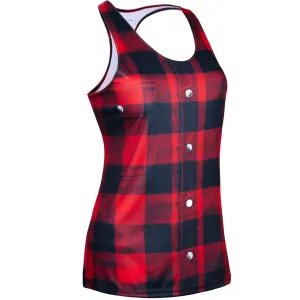 Women's Competitor Lite Interval Singlet - Buffalo Plaid