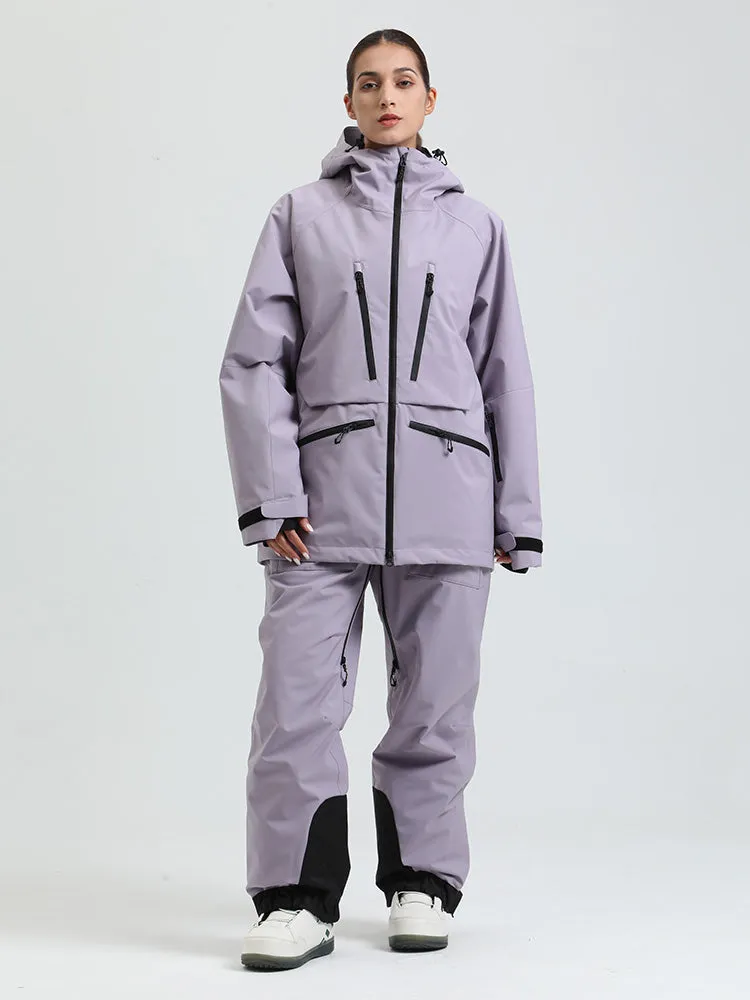 Women's Gsou Snow Durable Mountain Pro All Function Cargo Snow Suit