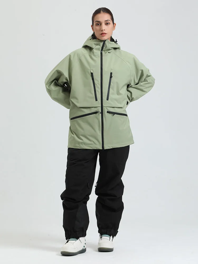 Women's Gsou Snow Durable Mountain Pro All Function Cargo Snow Suit