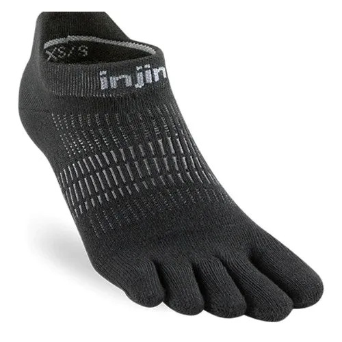 Womens Injinji Run Lightweight No Show Socks