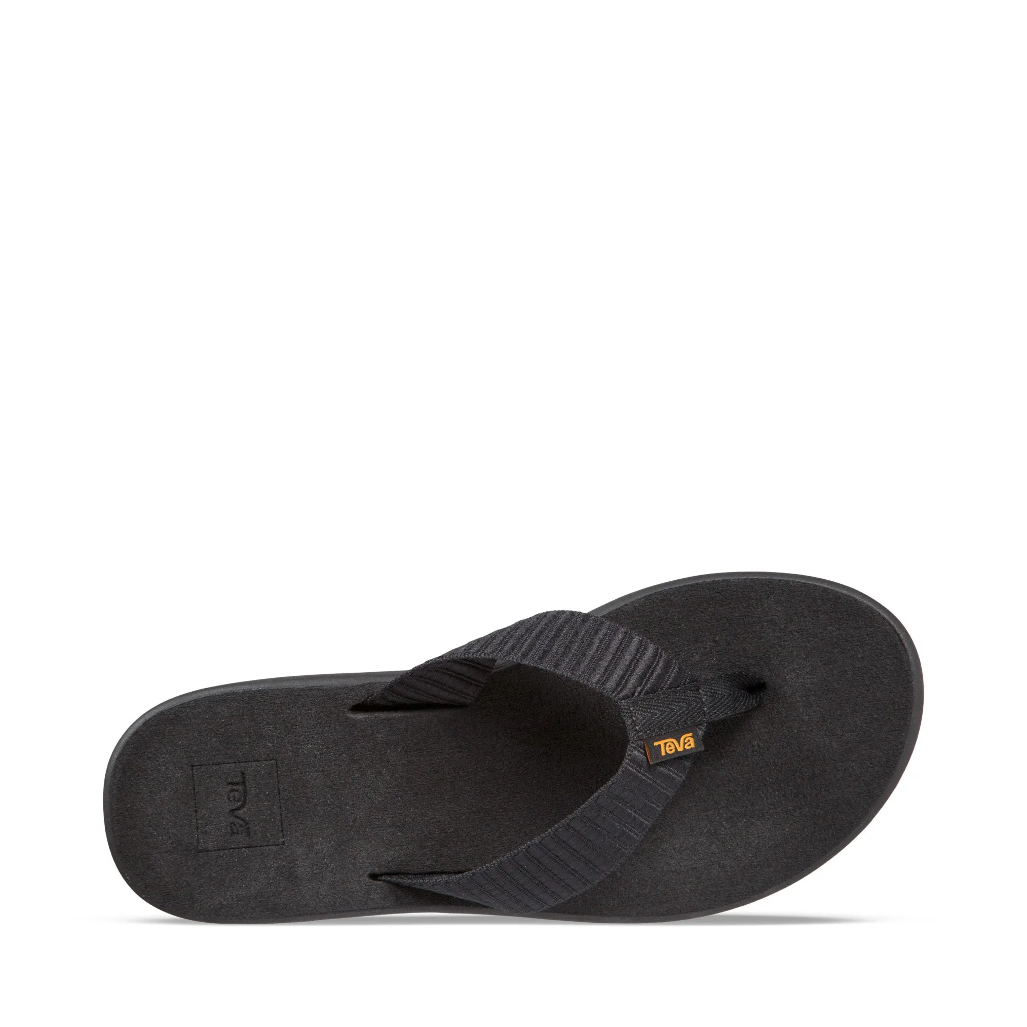 Women's Teva Voya Flip Sandal Color: Bar Street Black